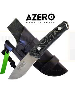Azero A209221 Micarta Handle Knife w Firestarter