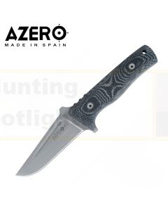 Azero A217222 Micarta Handle Knife w Molle Sheath - 230mm
