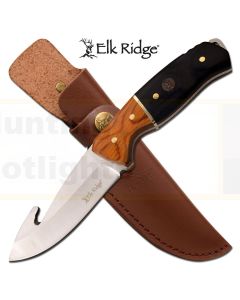 Elk Ridge K-ER-200-19GBK Gut Hook Pakkawood Hunting Knife