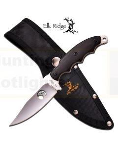 Elk Ridge K-ER-542SL Polished Black Pakka Knife