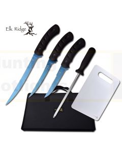 Elk Ridge K-ER-926 Titanium Fillet Knife Set