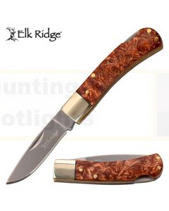 Elk Ridge K-ER-951BR Brown Resin Pocket Knife