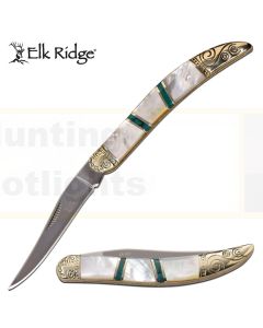 Elk Ridge K-ER-952MPC Pearl Stone Folding Knife