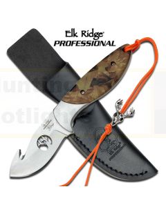 Elk Ridge Professional K-EP-003CA Gut Hook Skinner Knife - Camo