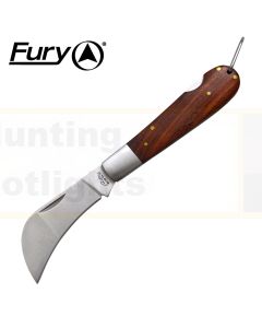 Fury 16084 Hawkbill Lockback Knife w Shackle