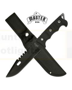 Master K-MU-20-02BK USA Black Full Tang Tactical Knife