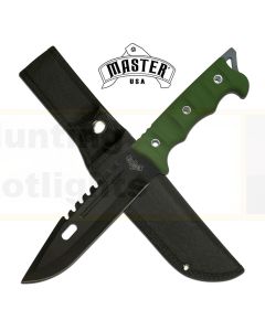Master USA K-MU-20-02GN Green Full Tang Tactical Knife