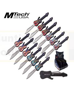 MTech K-MT-1038POP Guitar Pocket Knives 12pc