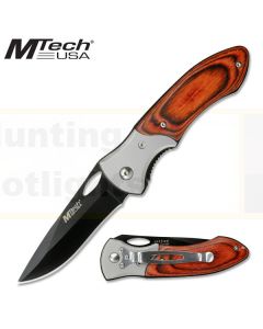 MTech K-MT-412 Wooden Handle Pocket Knife