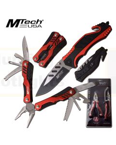 MTech K-MT-PR-006 Red & Black Multi Tool & Pocket Knife