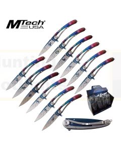 Mtech K-MT-ZOD12 Zodiac Pocket Knives - 12pc