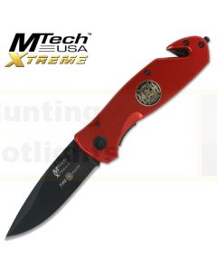 MTech K-MX-8017F Xtreme Fire Fighter Emergency Pocket Knife