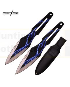Perfect K-PP-108-2T Point Blue Lightning Throwing Knives