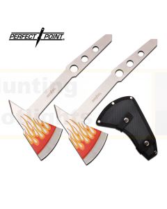Perfect Point K-PP-120-2FL Flame Printed Throwing Axes - 2 Piece