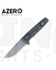 Azero A214222 Micarta Handle Knife w Molle Sheath - 225mm