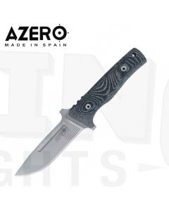 Azero A216222 Micarta Handle Knife w Molle Sheath - 240mm