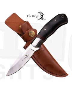 Elk Ridge K-ER-565BW Black & Brown Pakka Knife