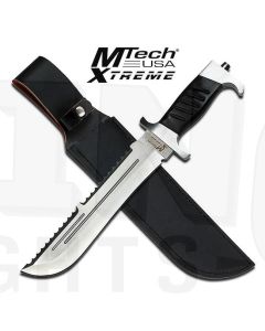MTech Xtreme K-MX-8099 Serrated Spine Fixed Blade Knife