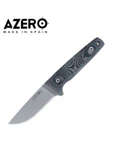 Azero A214222 Micarta Handle Knife w Molle Sheath - 225mm