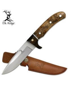 Elk Ridge K-ER-065 Burl Wood Knife