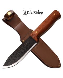 Elk Ridge K-ER-200-12M Cherry Wood Drop Point Knife