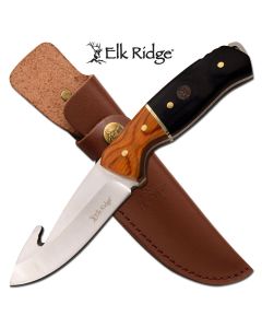 Elk Ridge K-ER-200-19GBK Gut Hook Pakkawood Hunting Knife