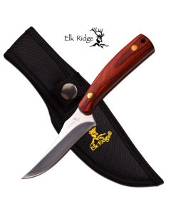 Elk Ridge K-ER-299WD Wooden Handle Hunting Knife