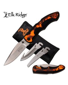 Elk Ridge K-ER-942OC Folding Knife w Interchangeable Blades