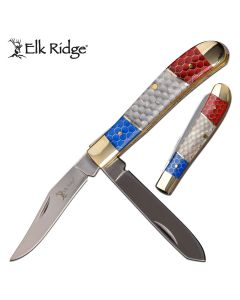 Elk Ridge K-ER-946 Dual Blade Multi-Coloured Pocket Knife