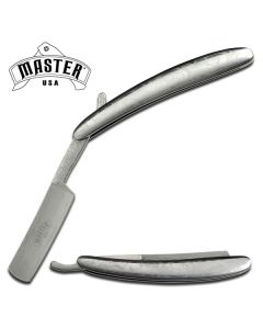 Master USA K-MU-1014SS Silver Folding Razor