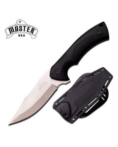Master USA K-MU-1149 Black Drop Point Knife