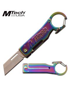 MTech K-MT-1171RB Rainbow Tinite Folding Razor