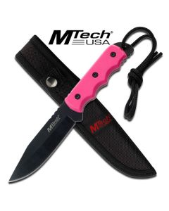 MTech K-MT-20-35PK Pink Handle Fixed Blade Knife