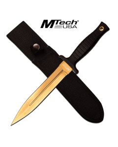 MTech K-MT-20-77GD Gold Titanium Coated Dagger