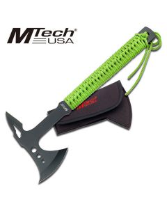 MTech USA K-MT-AXE8G Axe with Green Paracord Wrapped Handle