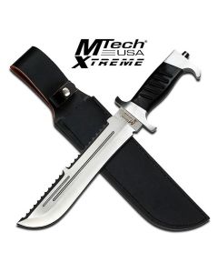 MTech Xtreme K-MX-8099 Serrated Spine Fixed Blade Knife