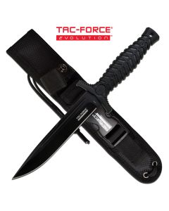 Tac-Force K-TFE-FIX014-BK Evolution Tactical Fixed Blade Knife