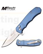 MTech K-MT-1118BL Ball Bearing Blue Pocket Knife
