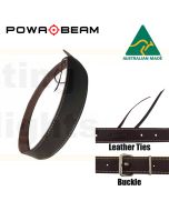 Powa Beam GS2 Plain Leather Rifle Sling with Full Length Stitching